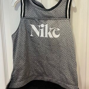 Nike Heather Gray Athletic Tank and shorts set